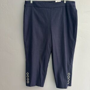 JM Collection Capri Pants with Comfort Waistband Tummy Control